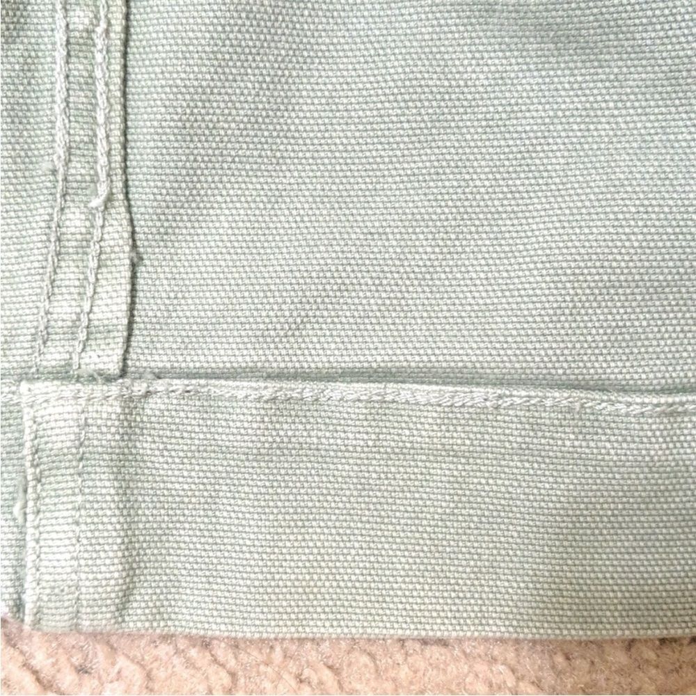 Madewell Denim Emmett Mint Sage Skirt, size 26 - Picture 8 of 10
